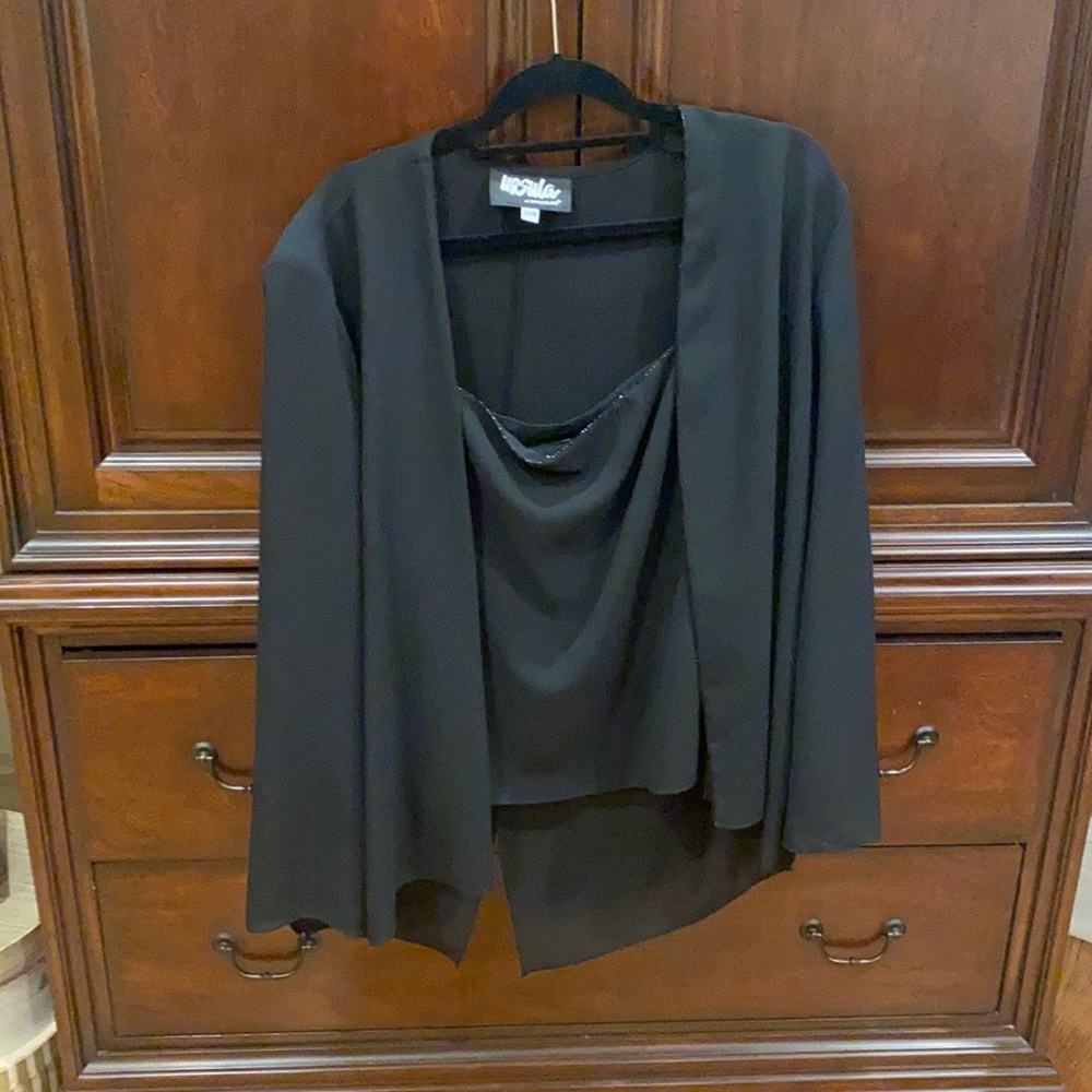Ursula of Switzerland women’s evening wear 24W tank top and jacket